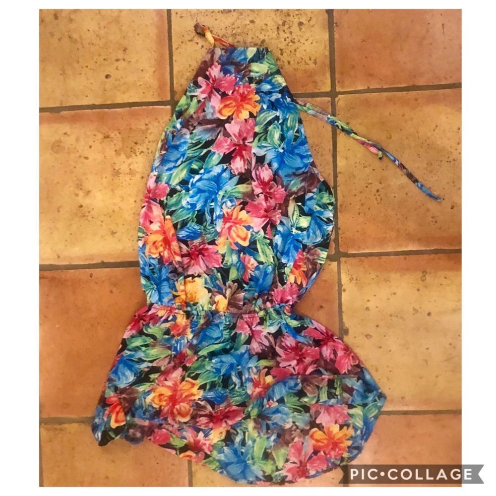 SMYM Hammock Halter Mini Dress
